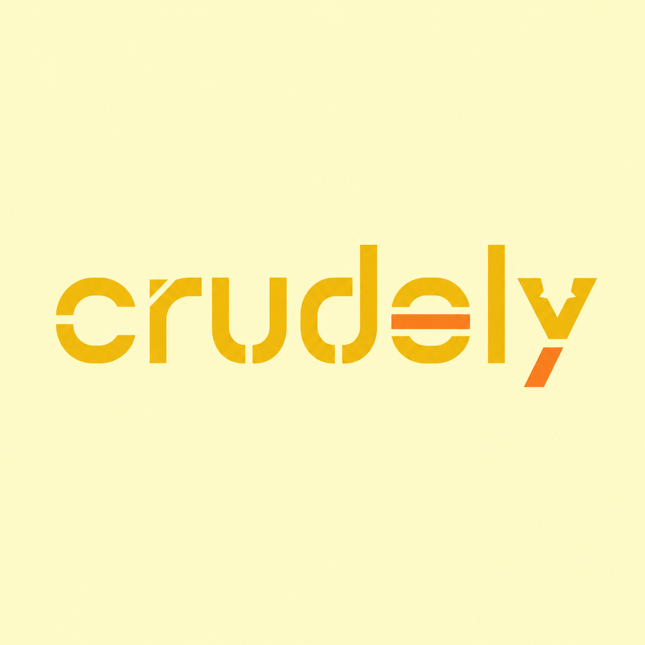 Crudely logo